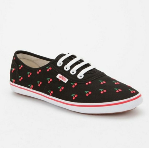 cherry print vans